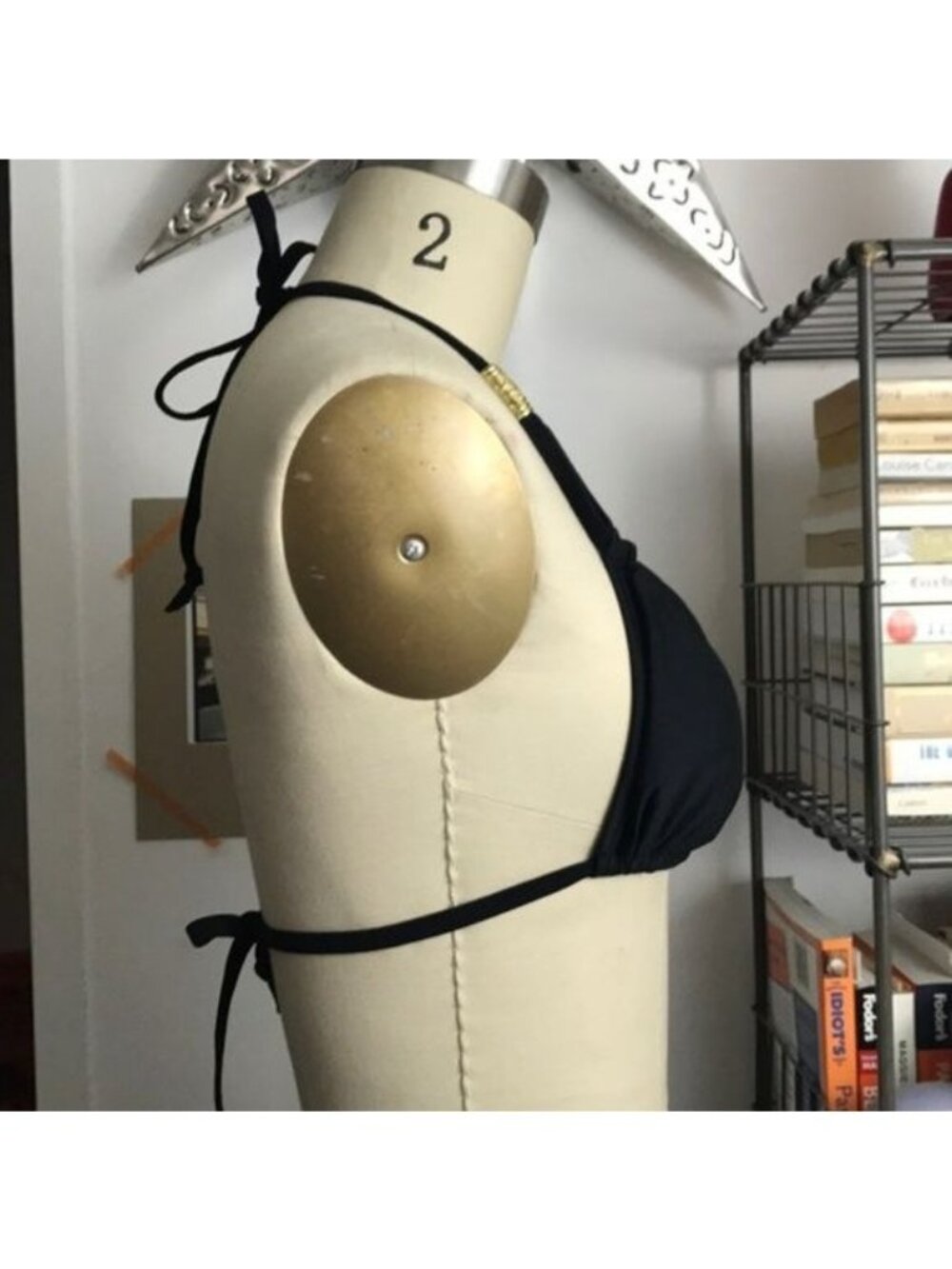 French Connection Triangle String Bikini Top - Picture 6 of 7